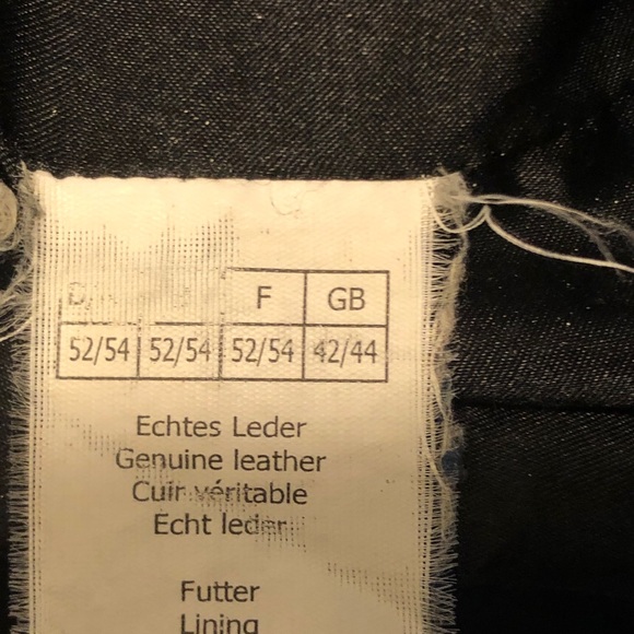 John F Gee Lambskin Leather Biker Bomber JACKET - Picture 11 of 11